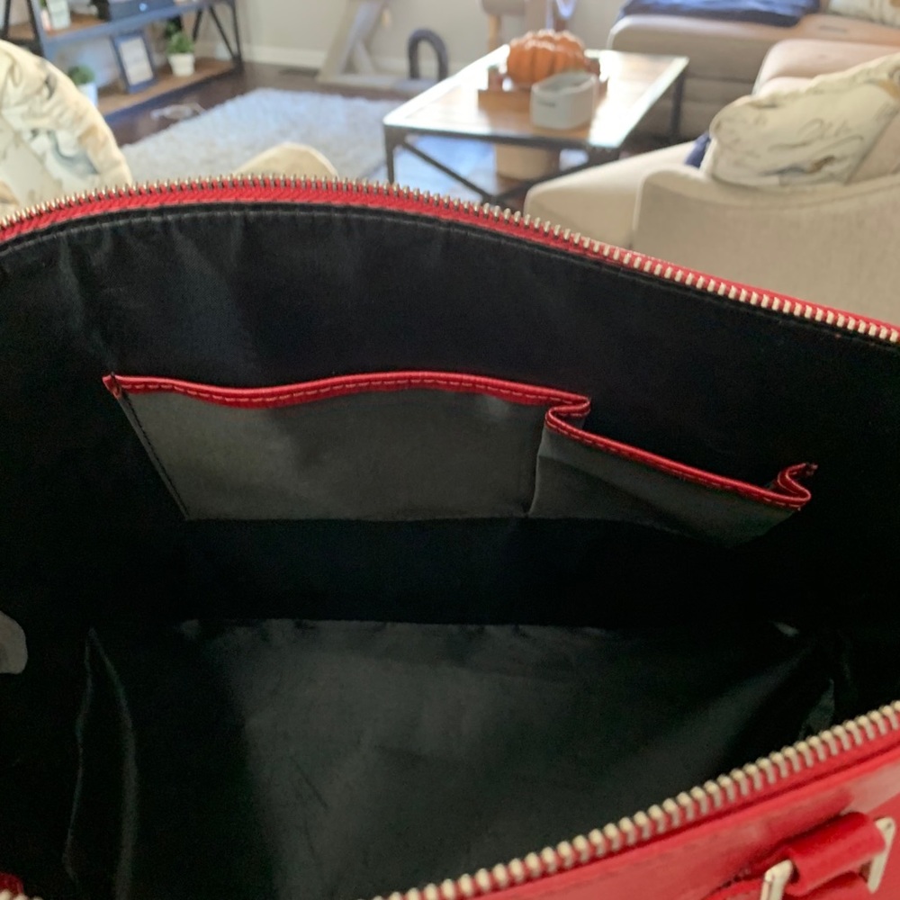 Italian leather satchel
